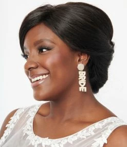 Pannee Pearl Bride Drop Earrings