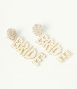 Pannee Pearl Bride Drop Earrings