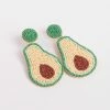 Pannee Accessories Avocado Beaded Drop Earring