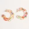 Pannee Mixed Fruit Hoop Earrings