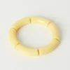 Pannee Light Yellow Acrylic Stretch Bracelet