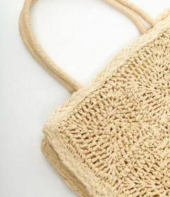 Anarchy Street Braided Straw Tote Bag 1970s