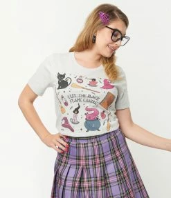 Happiest Day Co Black Flame Candle Fitted Graphic Tee The Creepy Collection