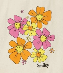 Unique Vintage Brand Smiley® X Unique Vintage Smiley® Daisy Tote