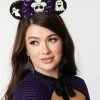Alibaba (Huangshi Geego Industry & Trade Corporation Limited) Accessories Black & Purple Sequin Ghost Mouse Ears