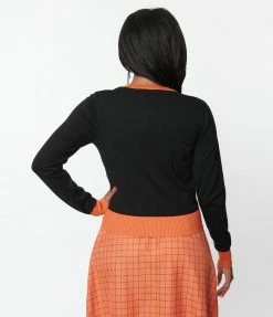 Lifestyle Group (UK) Ltd Black Pumpkin Spice Cardigan