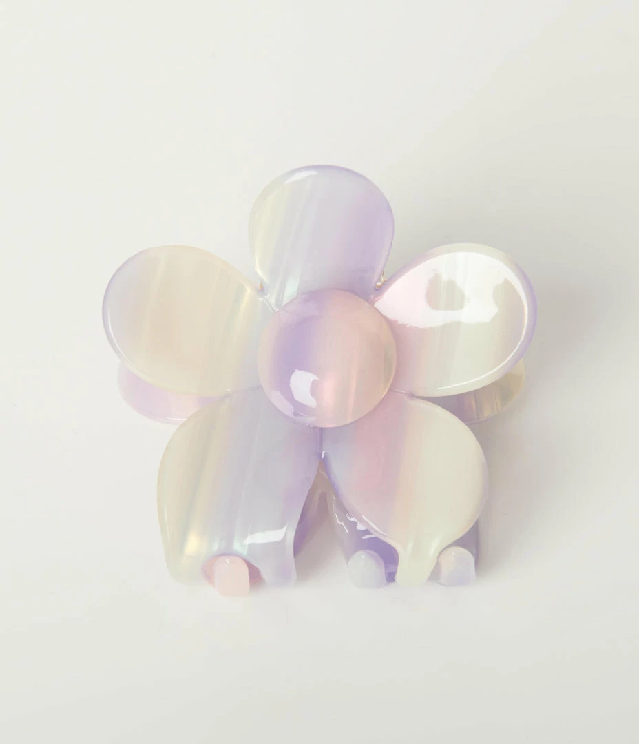 Anarchy Street Marble Floral Hair Claw Set Accessories