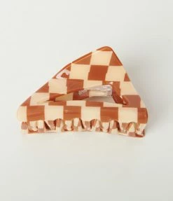 Anarchy Street Accessories Multicolor Checkered Hair Claw Set