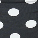 Unique Vintage Black & White Polka Dot Monroe High Waist Bikini Bottom